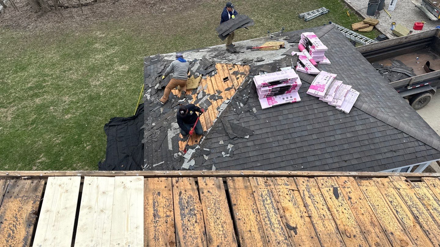 Roof Replacement using Owens Corning Estate Gray by 180 Contractors