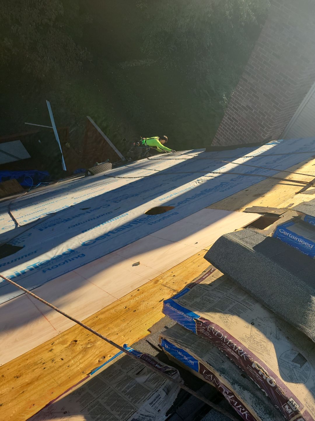 Burke: Residential Roof Replacement with CertainTeed Landmark Pro Designer Shingles in Max Def Charcoal Black by RM Banning, Inc.