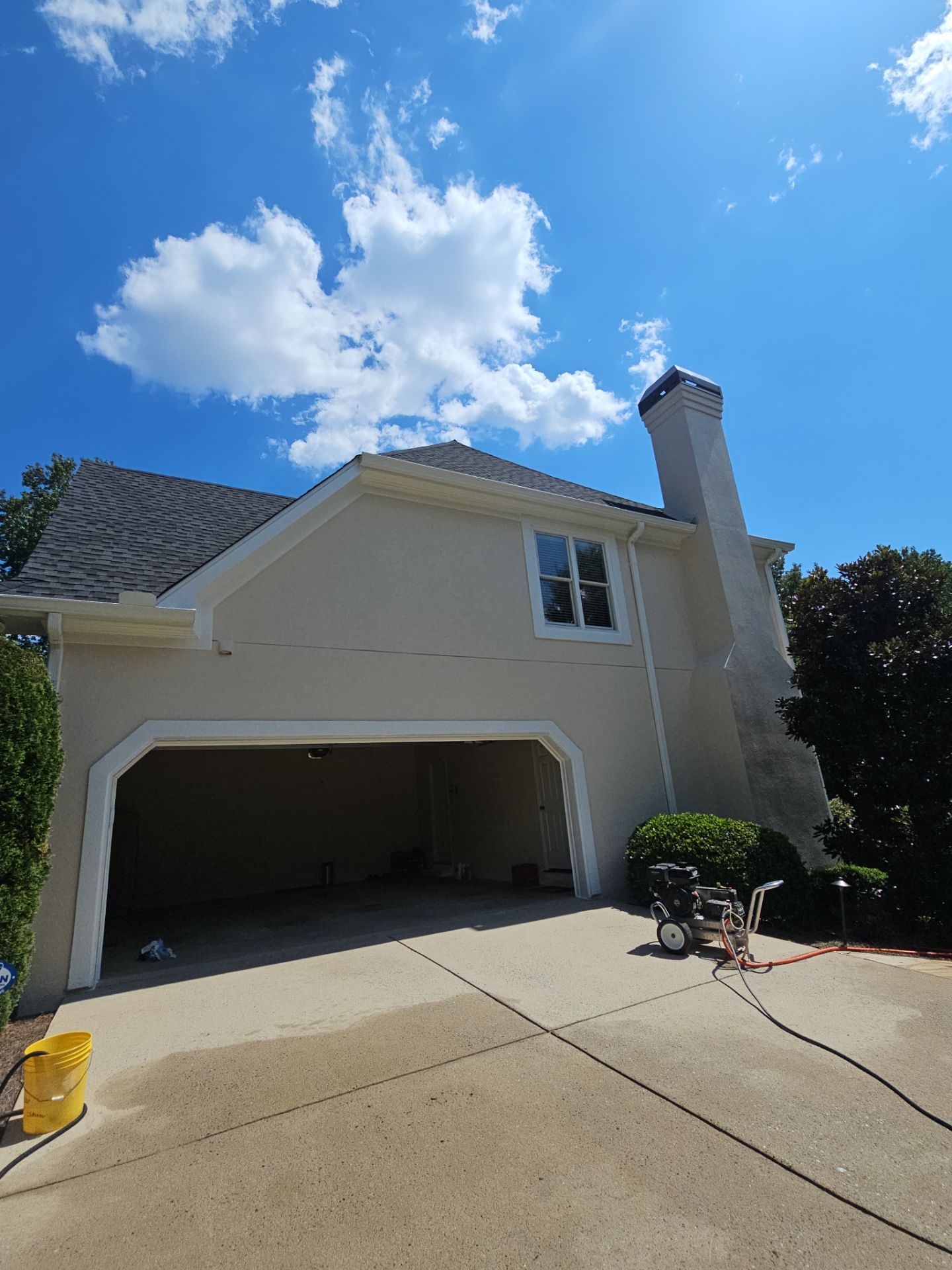Exterior Transformation in Jonhs Creek by Atlanta's Paint Doctor