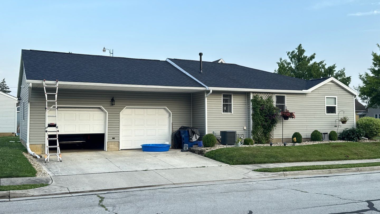 Residential Roofing Installation using Atlas Pinnacle Pristine Black by Nitro Roofing and Construction