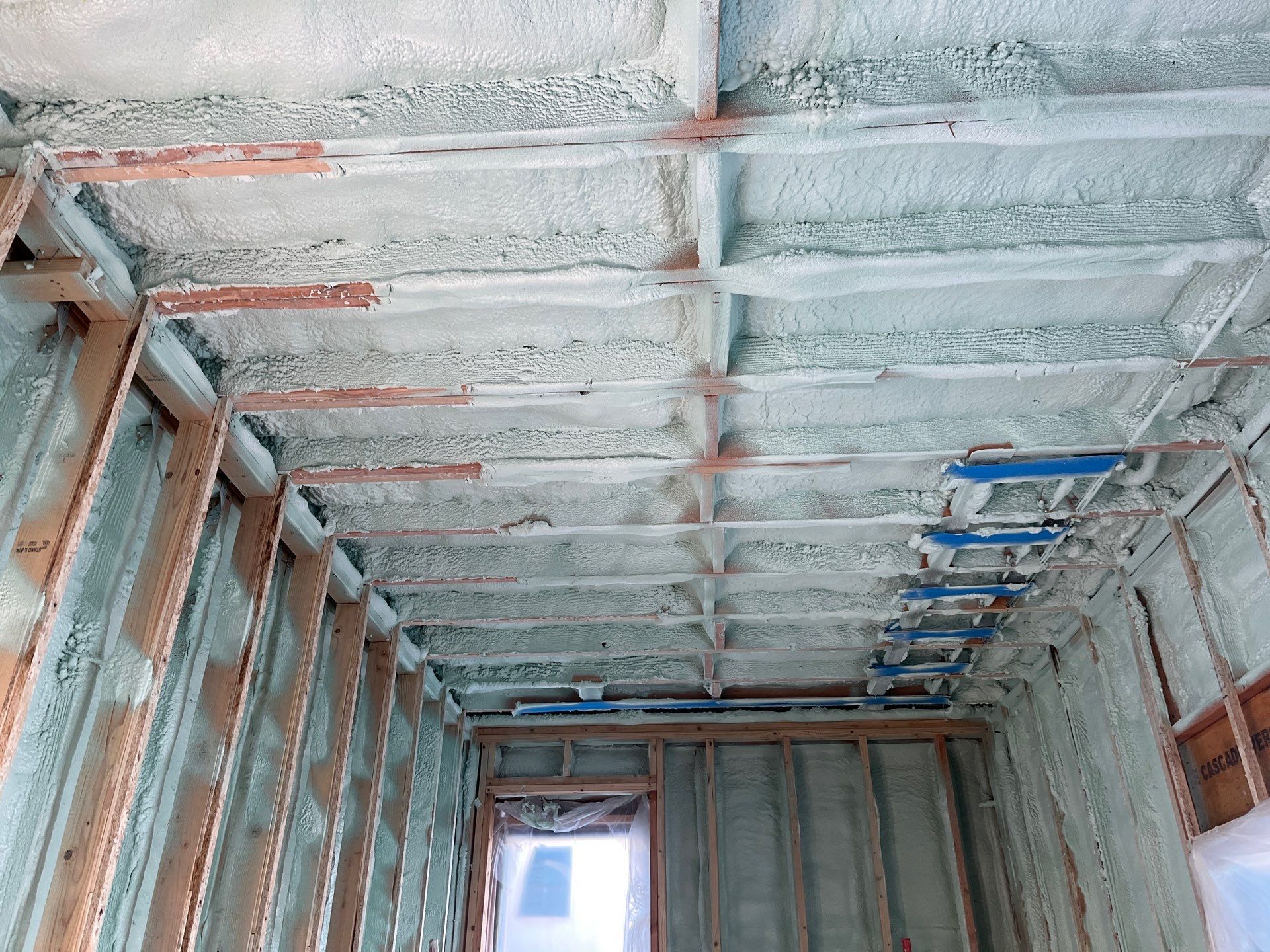 New Construction using Closed Cell Spray Foam by NYS Foam & Energy