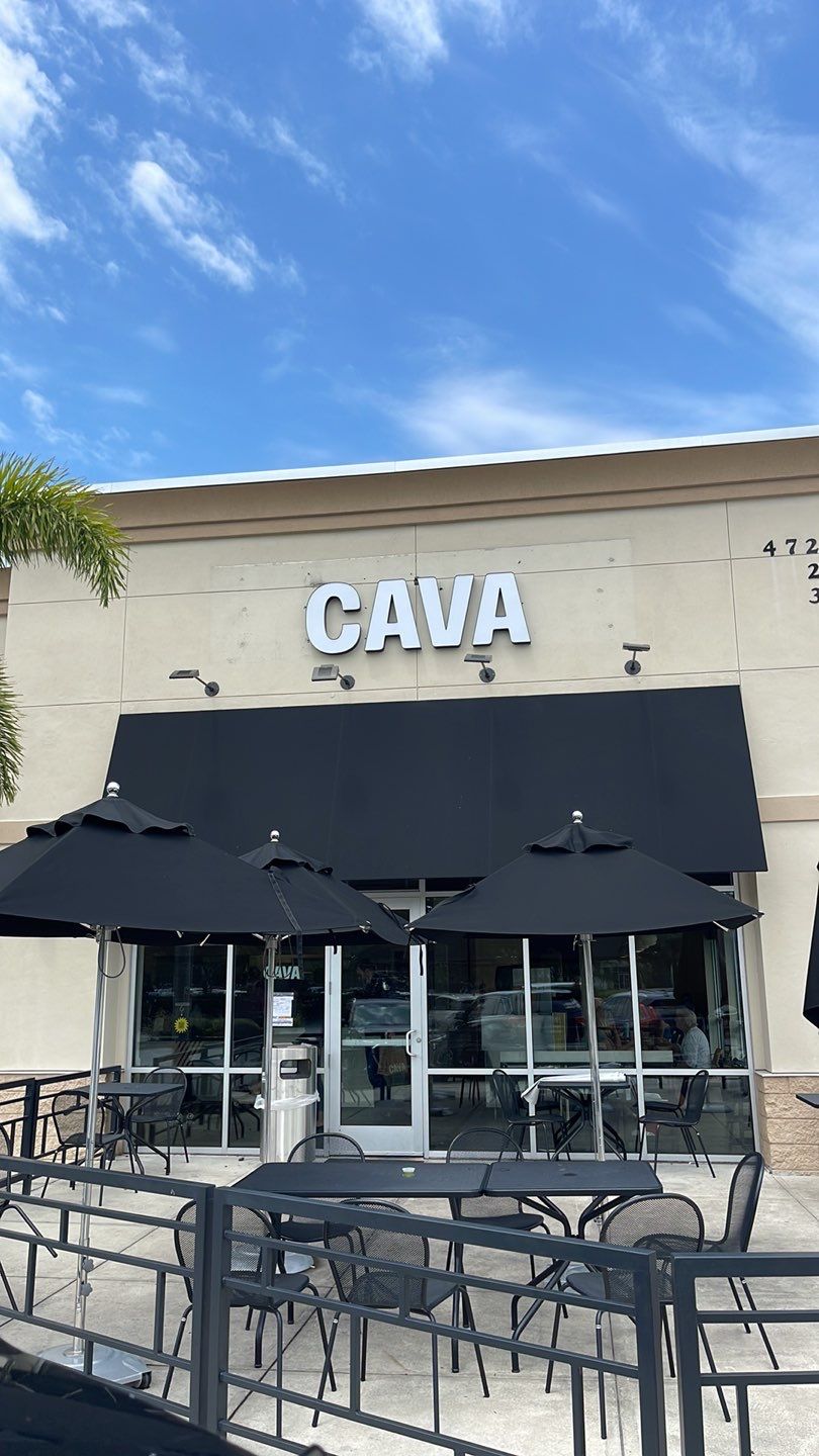 Channel Letter for CAVA by SignCrafters