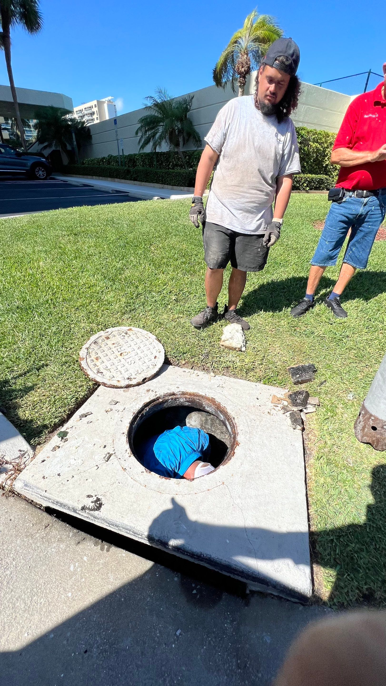 Condo Storm Water System Cleaning and Maintenance by APS Power & Water