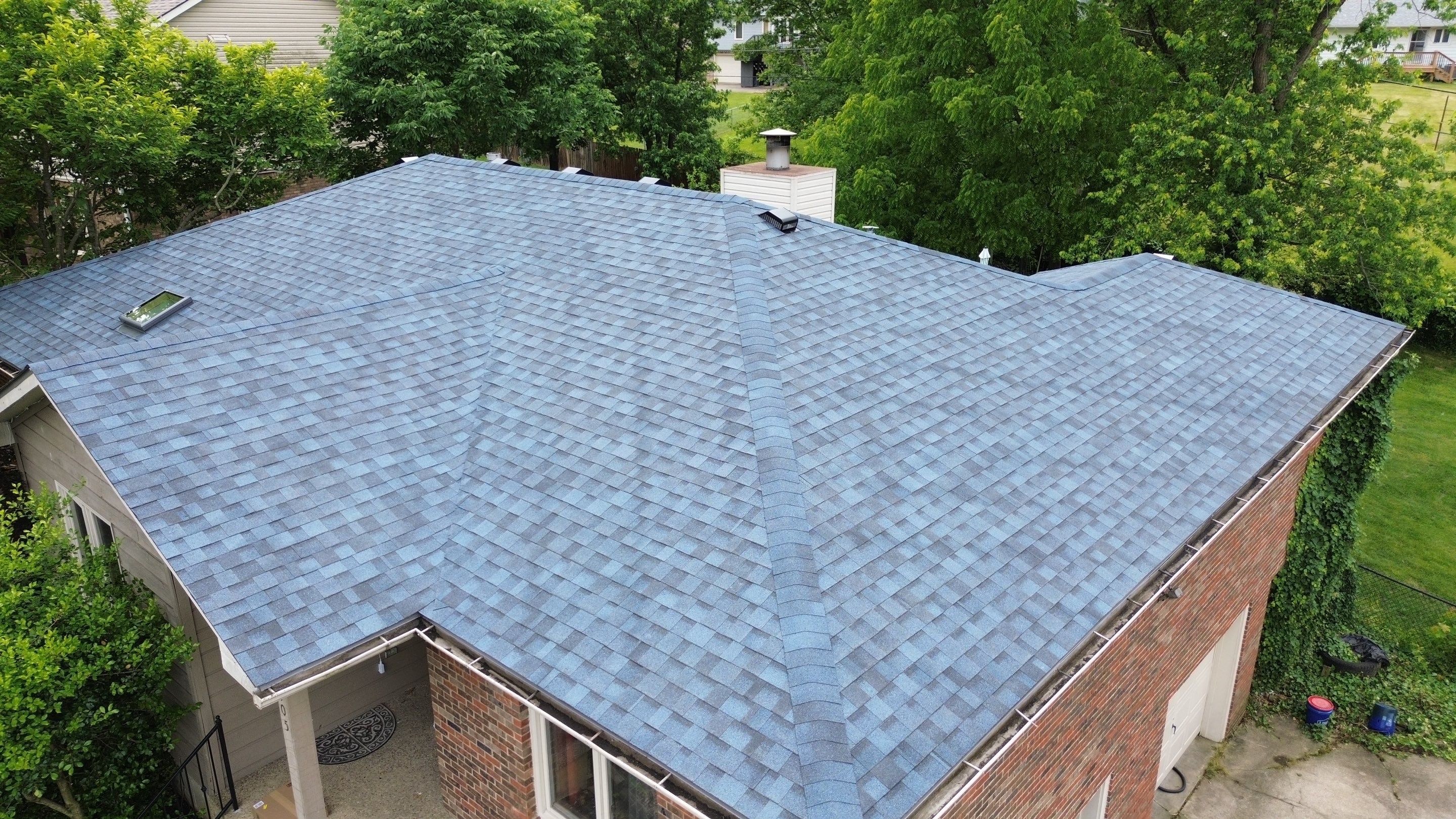 Project in New Albany by Moss Roofing