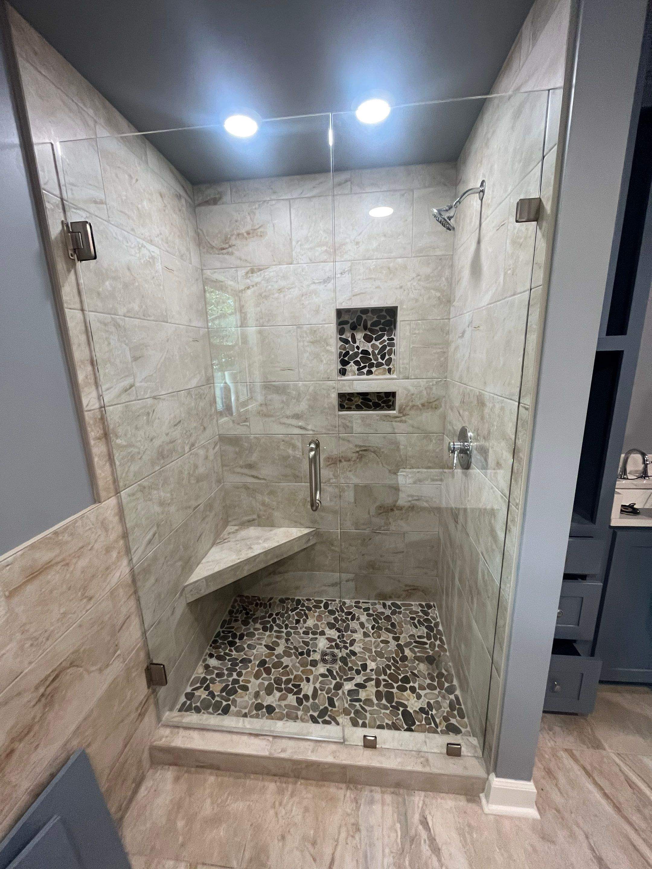 Shower Pictures by Custom Glass Service