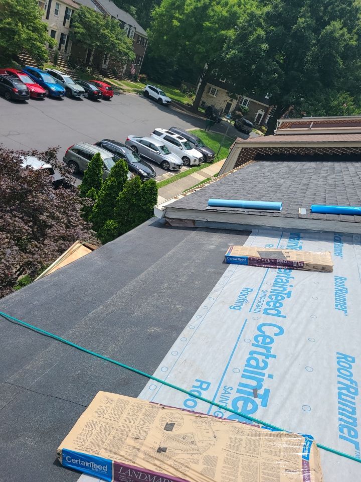 Reston: CertainTeed Landmark Pro Architectural Shingles in Max Def Moire Black by RM Banning, Inc.