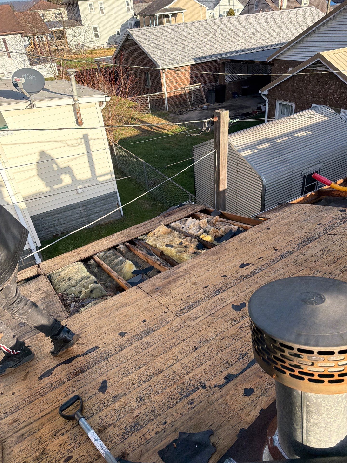 Residential Roofing Installation using GAF Timberline HDZ Oyster Grey by Rainstoppers Roofing