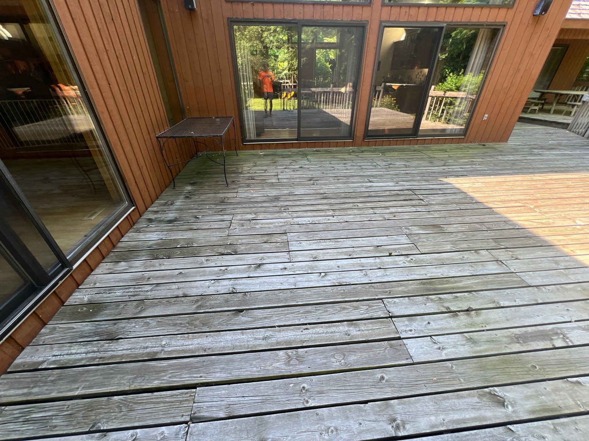 Deck, Patio, and Tennis Court Cleaning by Northern Power Washing LLC.