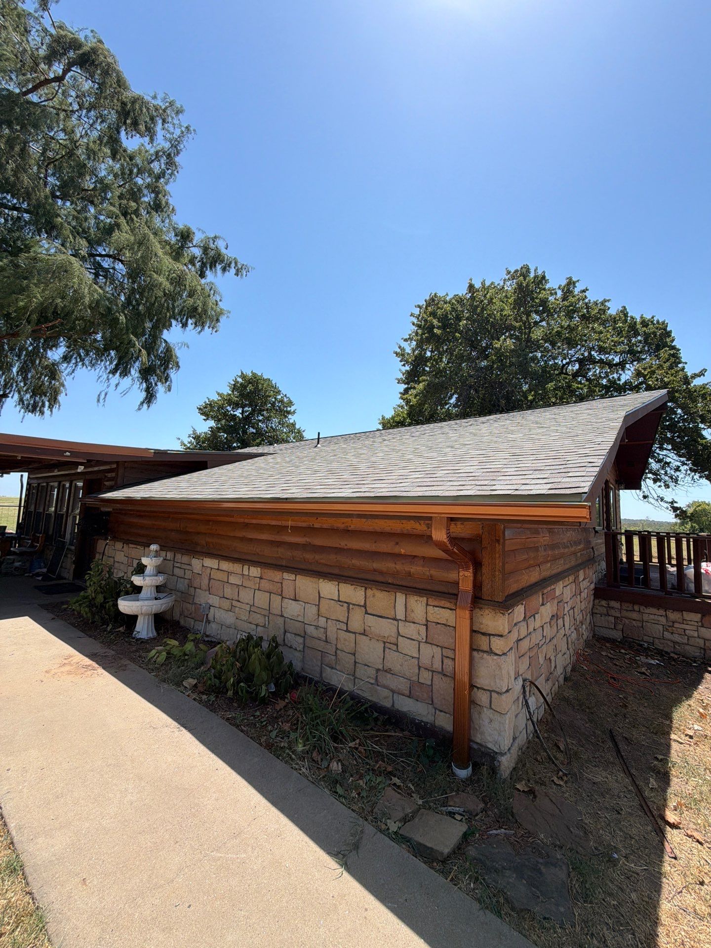 Hail damage restoration by In & Out Construction & Remodeling, LLC