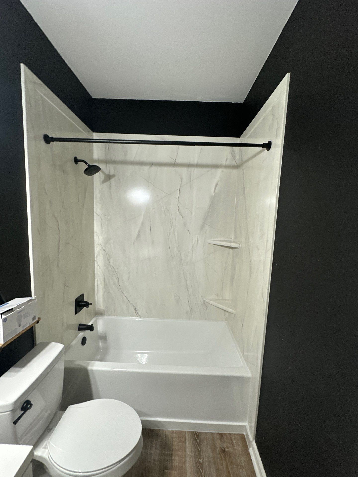 Two bathroom remodel in Buda by Lane Lauritsen - The Hill Country, Texas