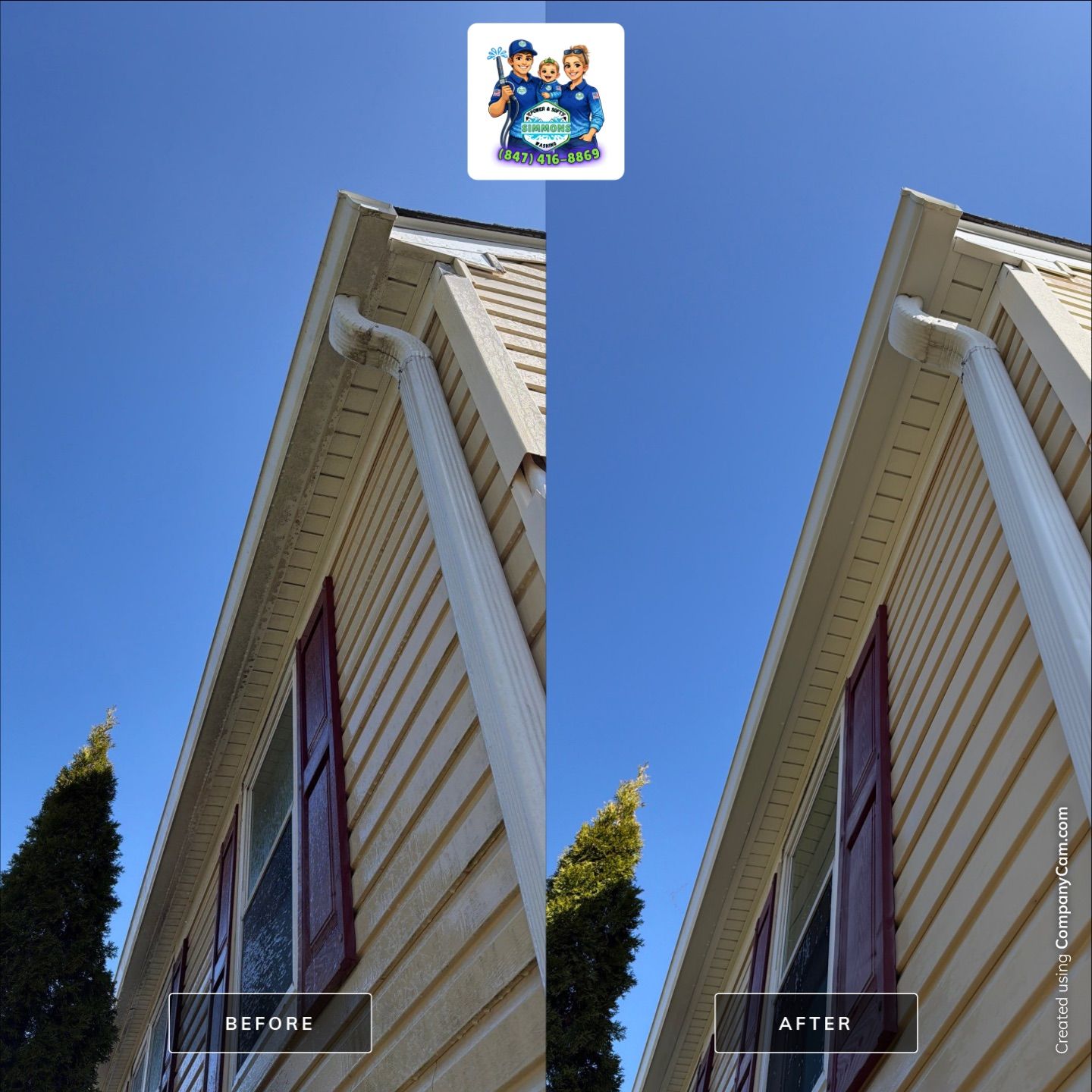 Project in Schaumburg by Simmons Power & Soft Washing