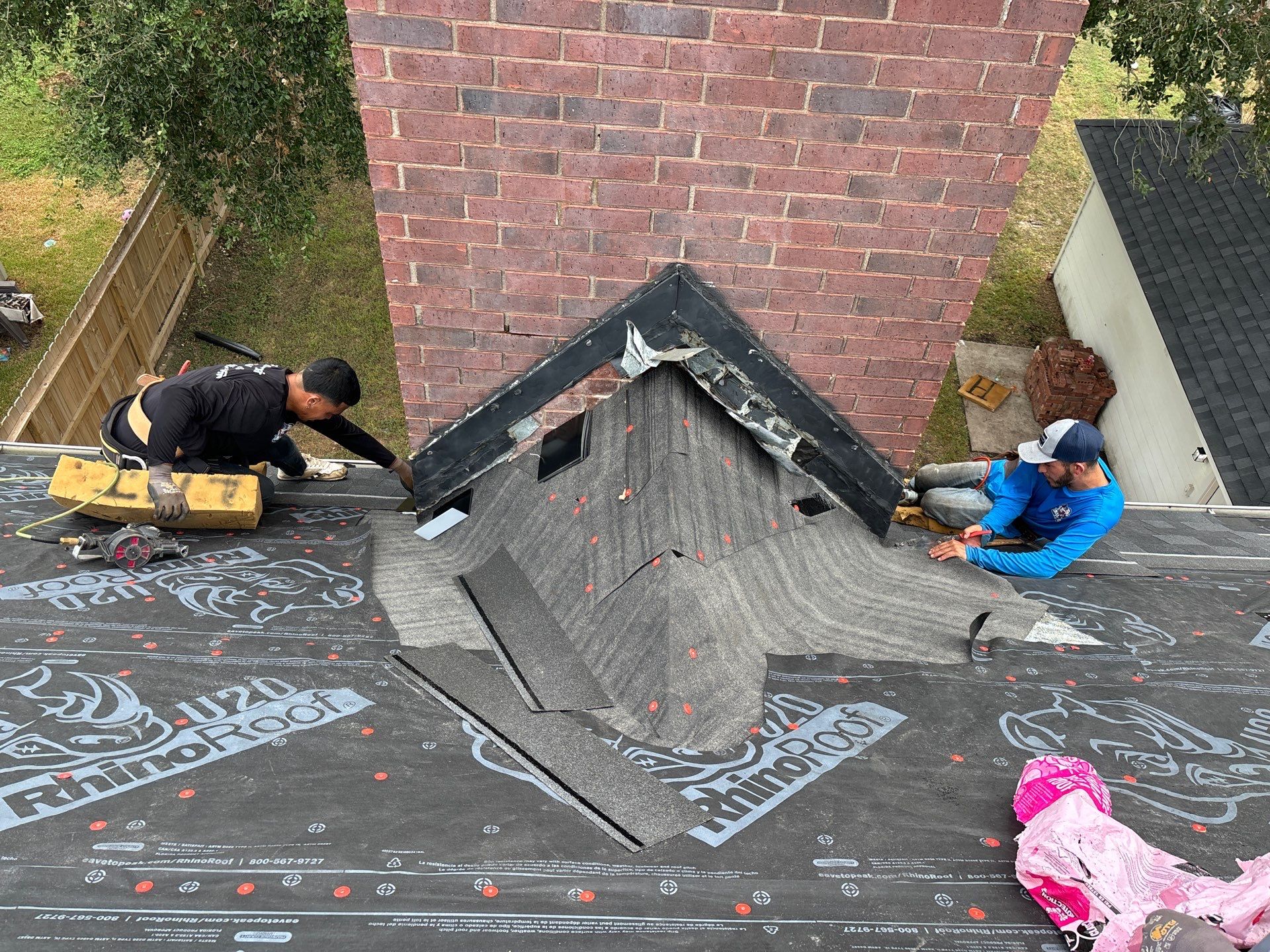 Residential Roofing Installation using Owen's Corning Duration (Lifetime) Shingles by Roof Repair Company