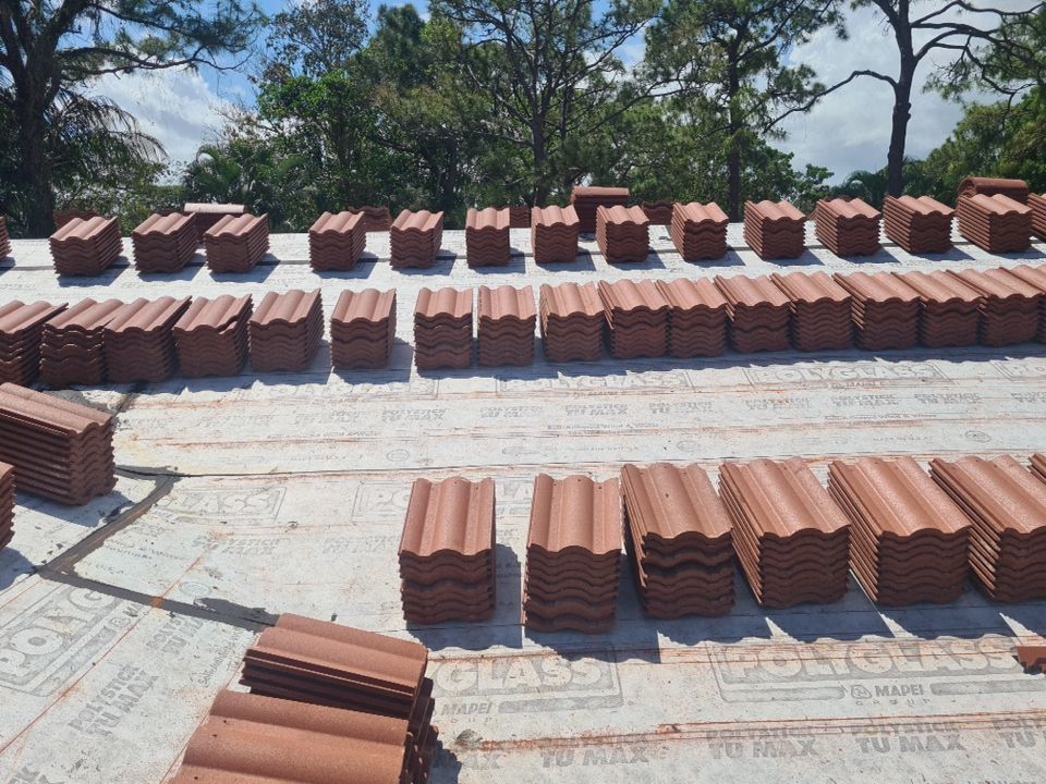 Residential Roofing Installation using Eagle Roofing Tile by BLUES BROTHERS ROOFING