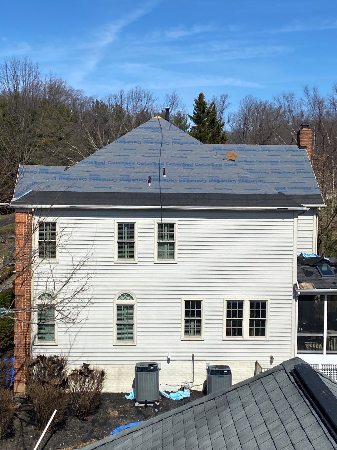 New Roof Installation & New Gutters and downspouts  by Alpha Design Services