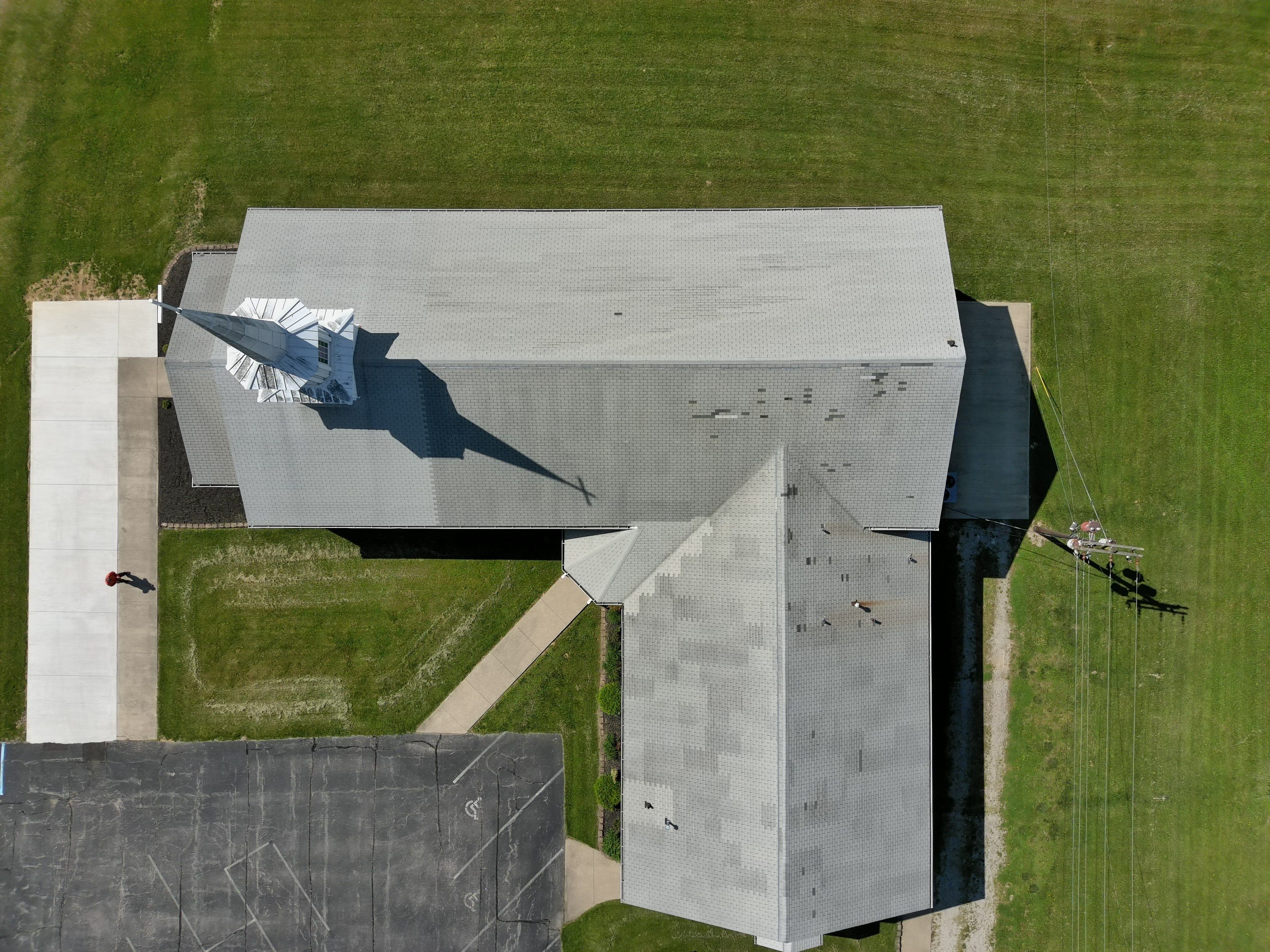 Commercial Roofing Installation using Performance Shingles by Mr. Roofer