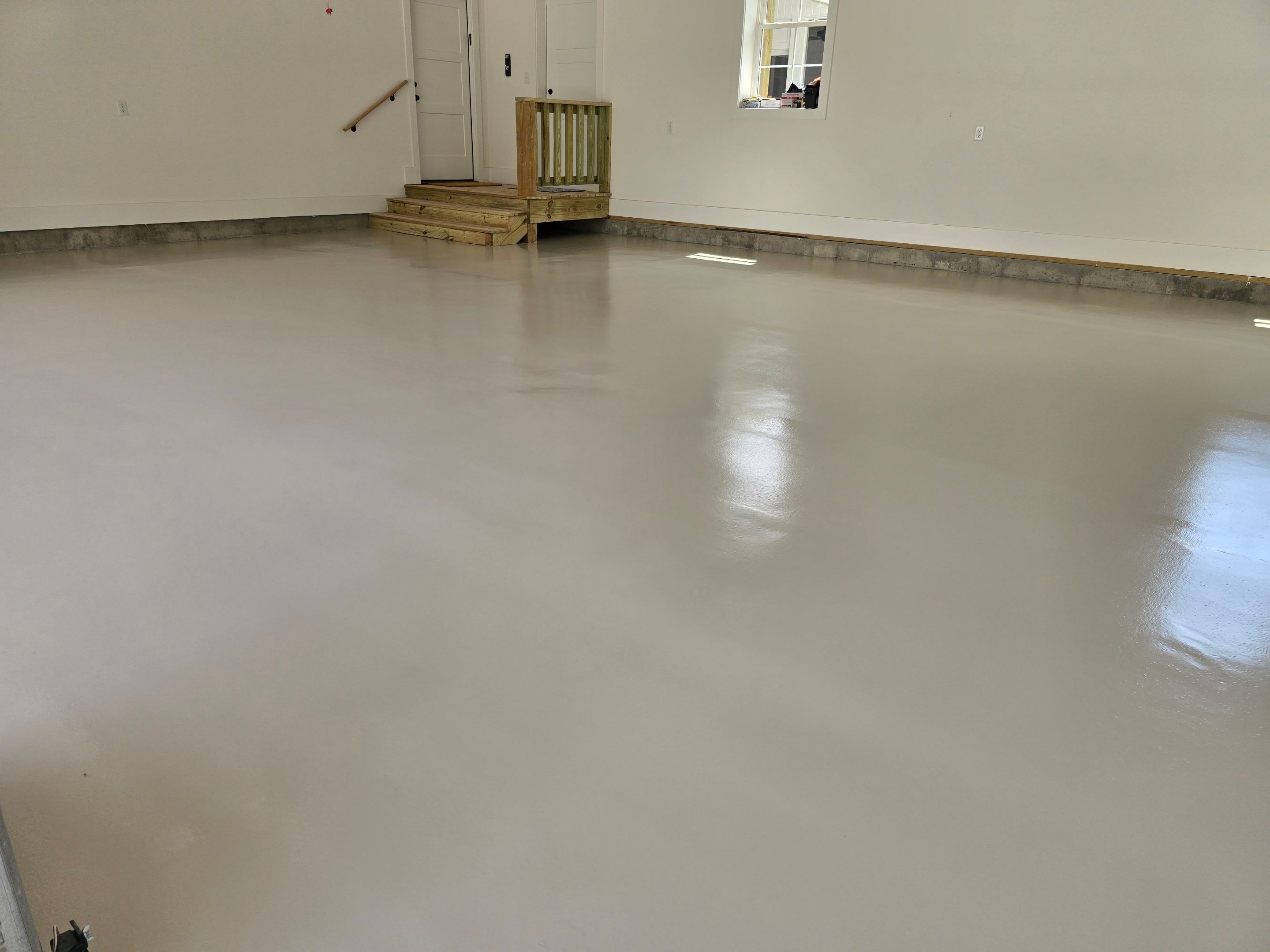 Garage Using Greige UDP by Elite Floor Solutions