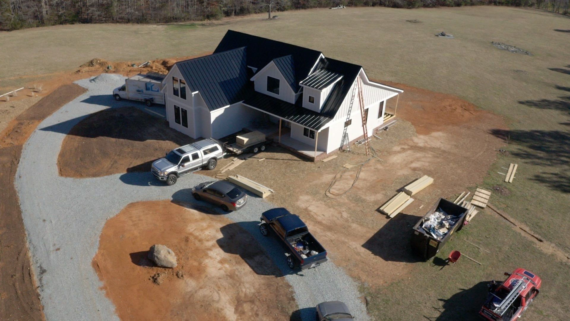 Custom Home Metal Roof Installation by Just In Time Roofing and Restoration
