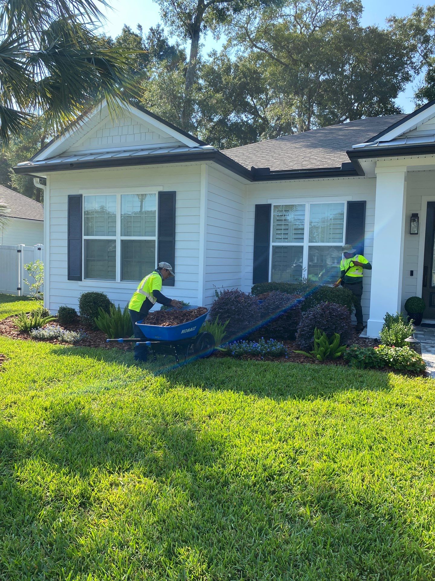 Pine Bark Install | Residential by ProGreen Services