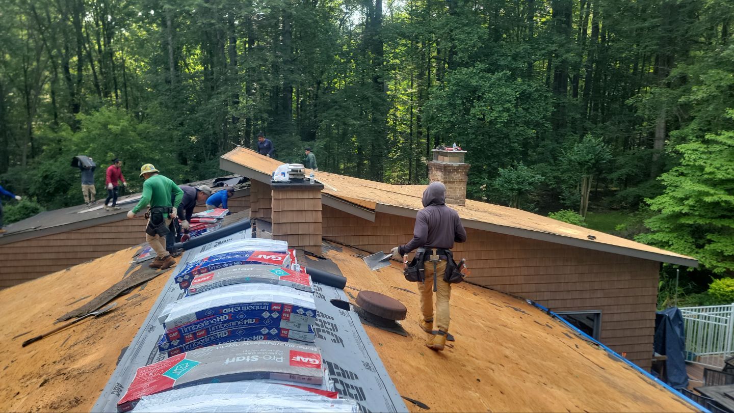 Roof Installation using GAF Timberline HDZ by ExteriorPros