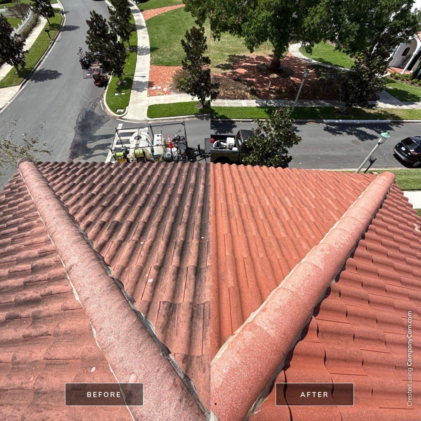 Tile Roof Cleaning by Mallard Systems