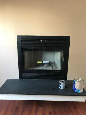 Wood Fireplace Only