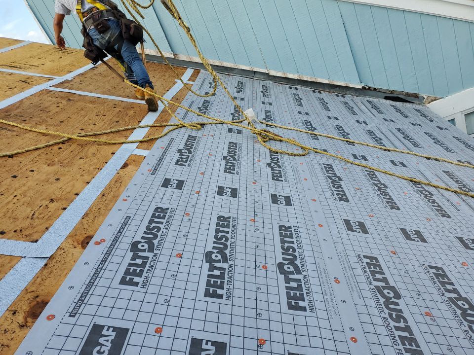 Commercial Roofing Installation using Metal roofing by American Roofing & Construction LLC