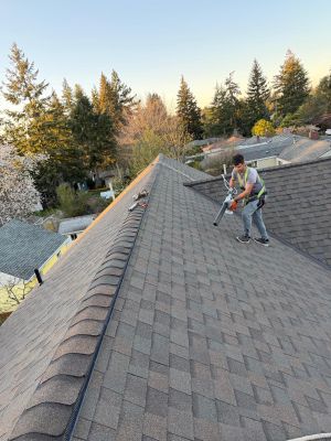 Residential Roofing Installation using GAF UHDZ Shingles