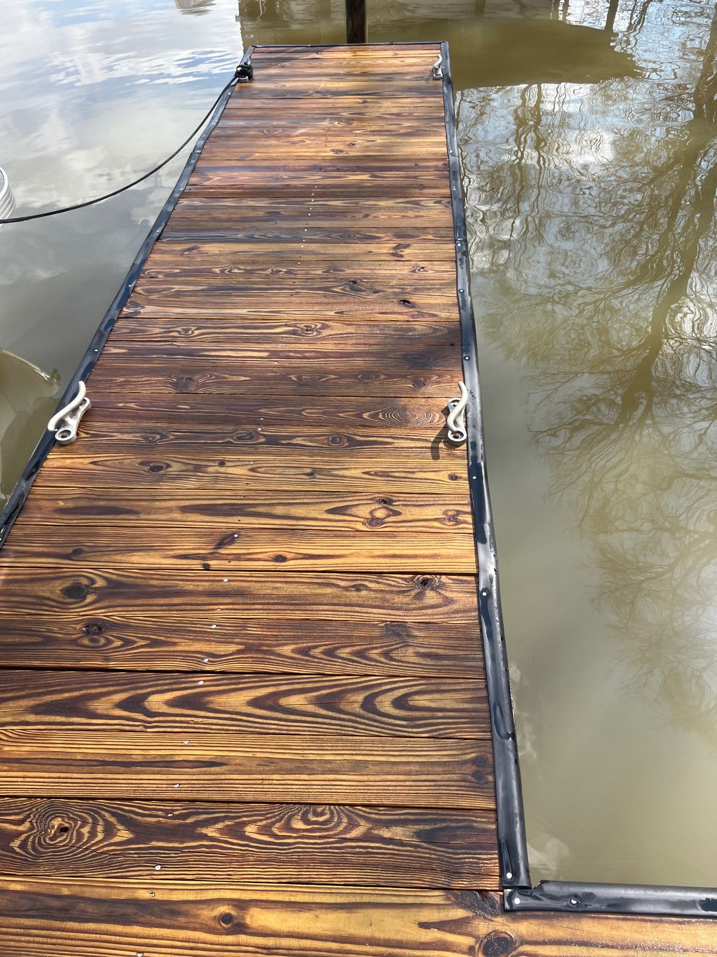 coated dock using Wood Sealant by DuraSeal