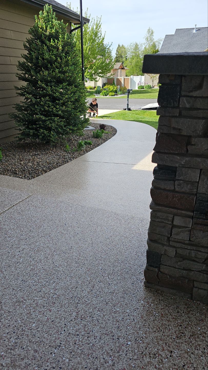 Entryway Transformation using Pecan by Croc Coatings, LLC