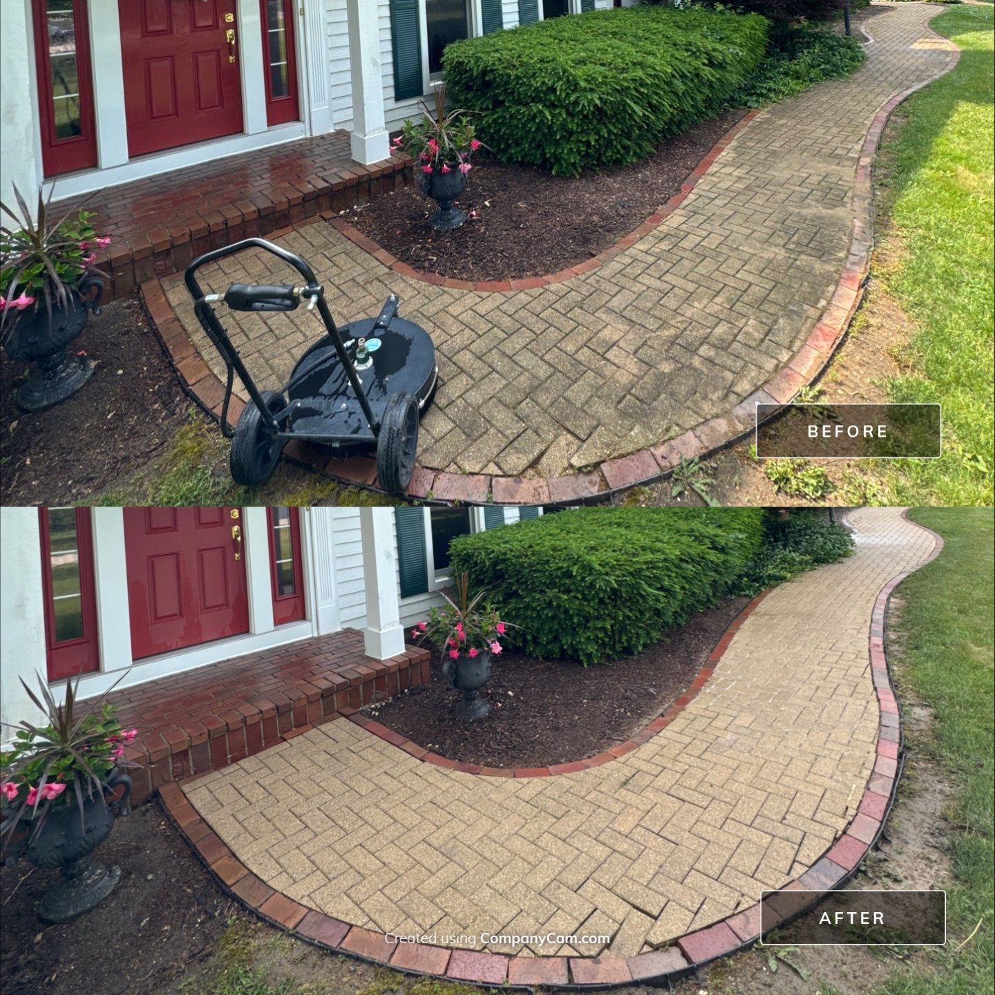 Project in South Barrington by Simmons Power & Soft Washing