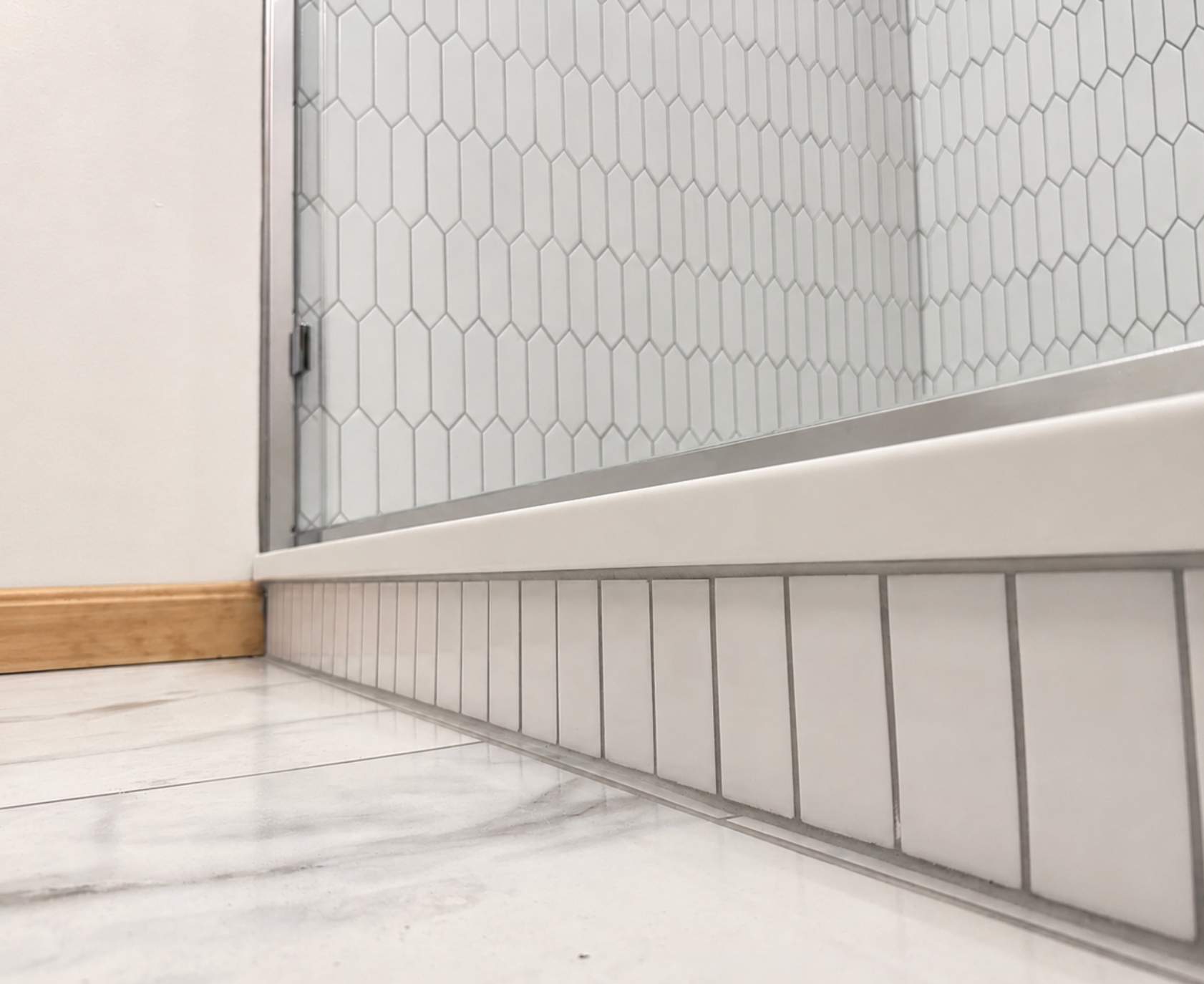 Shalom Master Bathroom Remodel by Integrity Tile and Home LLC