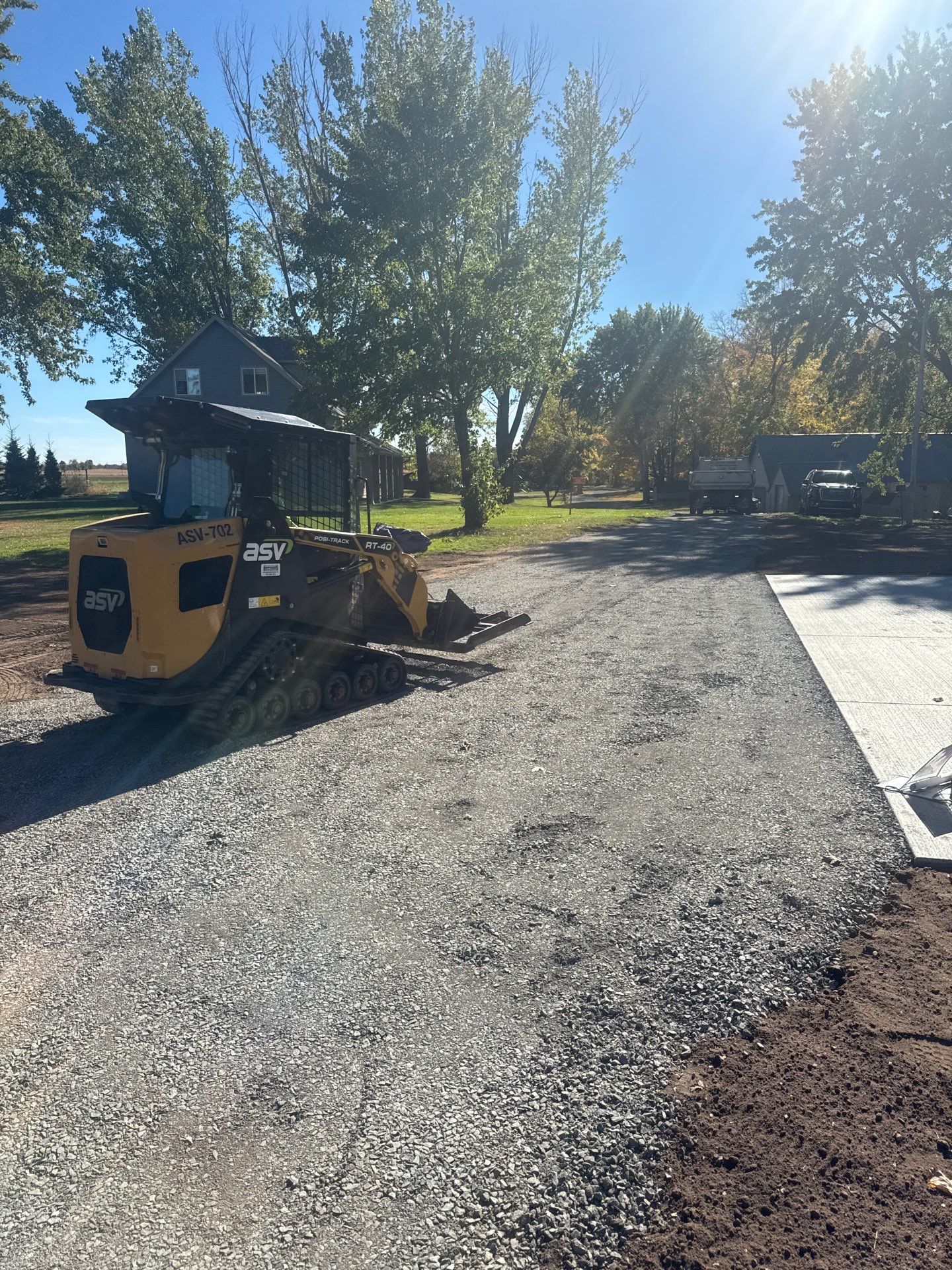 New Constuction, Rock Edging Foundation Bed, Paver Patio by Balsam Lake Pro Lawn