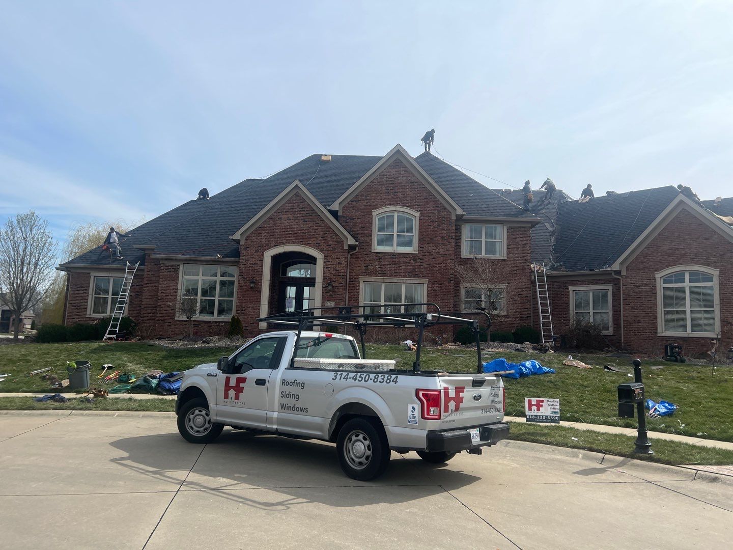 Complete Roof Installation  by H&F Exteriors