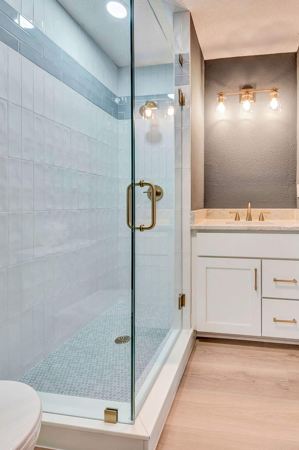 Treasure Island Interior Remodel Featuring Vaulted Ceilings and Custom Cabinetry by Vertical General Contracting