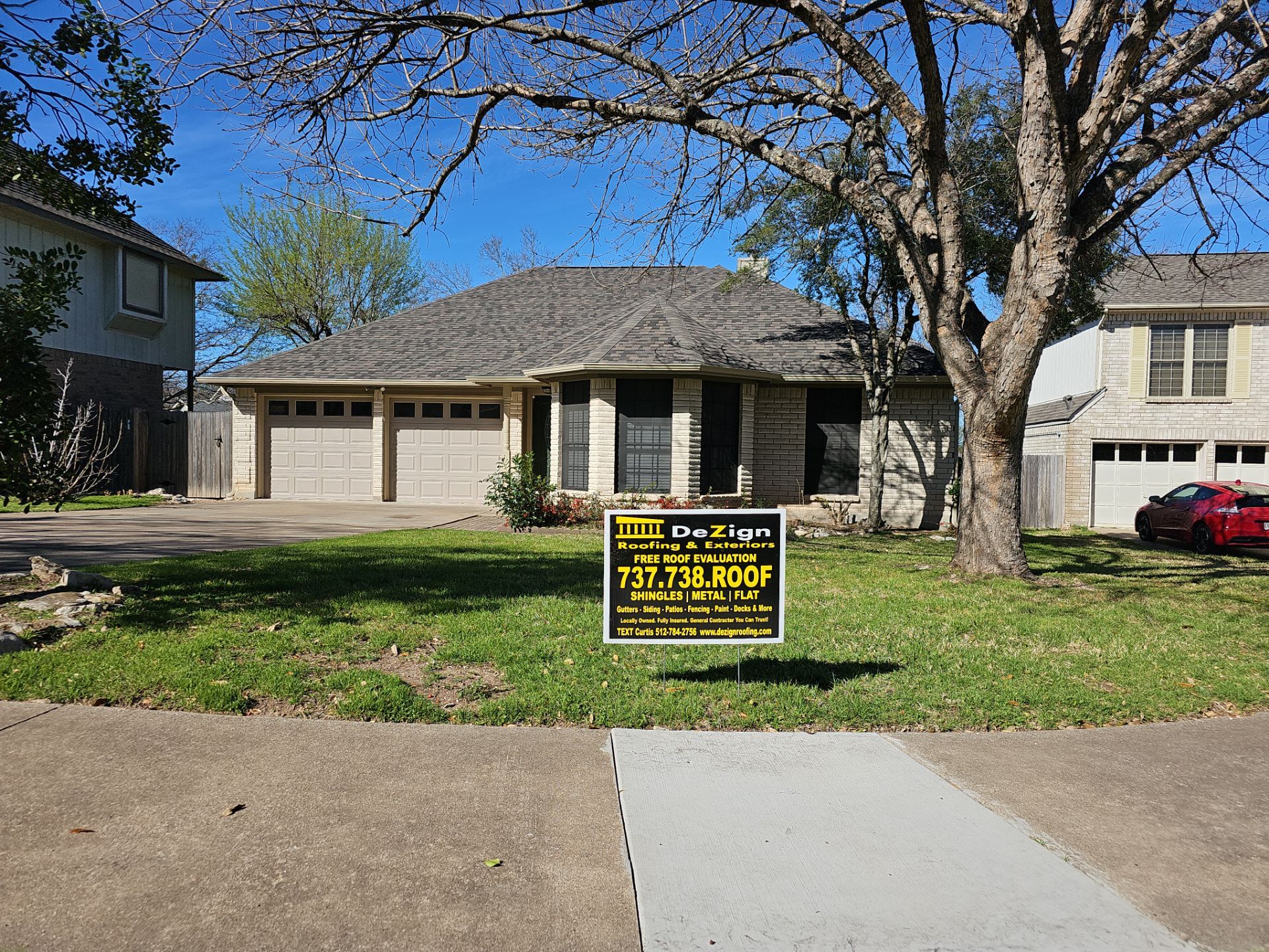 Residential Roofing Installation using IKO Dynasty Driftwood by DeZign Roofing & Exteriors