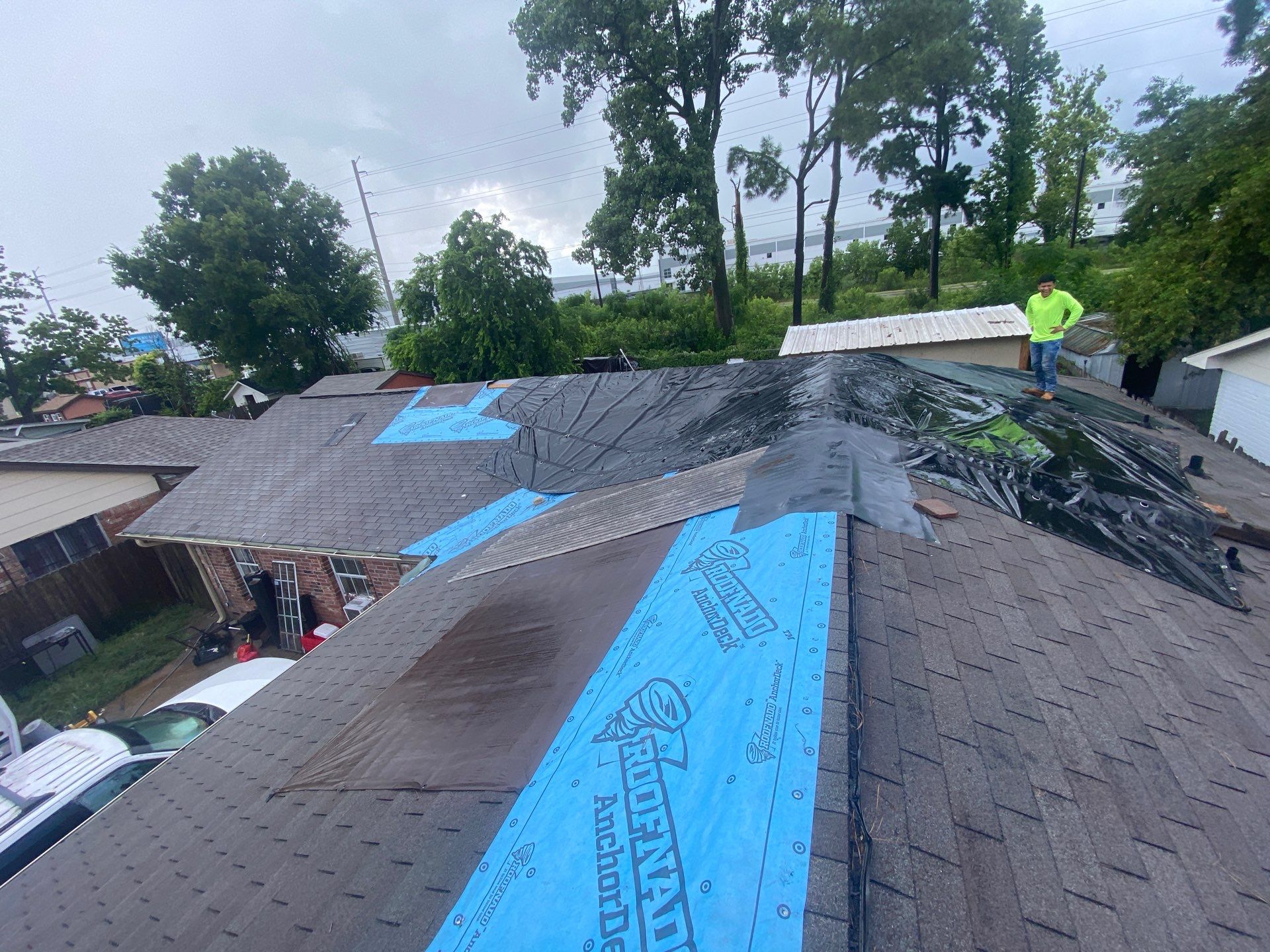 Residential Roofing Repair using Owen's Corning Duration (Lifetime) Shingles by Roof Repair Company
