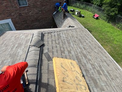 Residential Roofing Repair using Owen's Corning Duration (Lifetime) Shingles