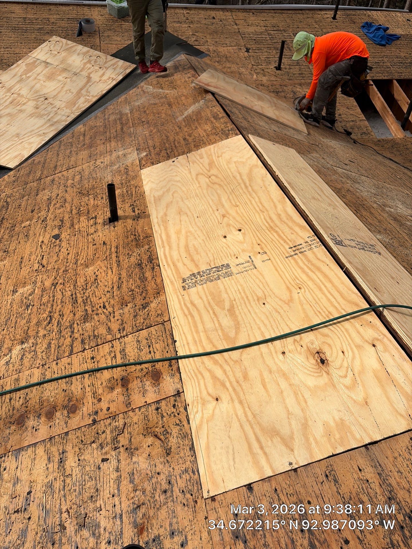 GAF Timberline HDZ Shingle Roof Replacement in Hot Springs Village by Temple Roofing and Exteriors