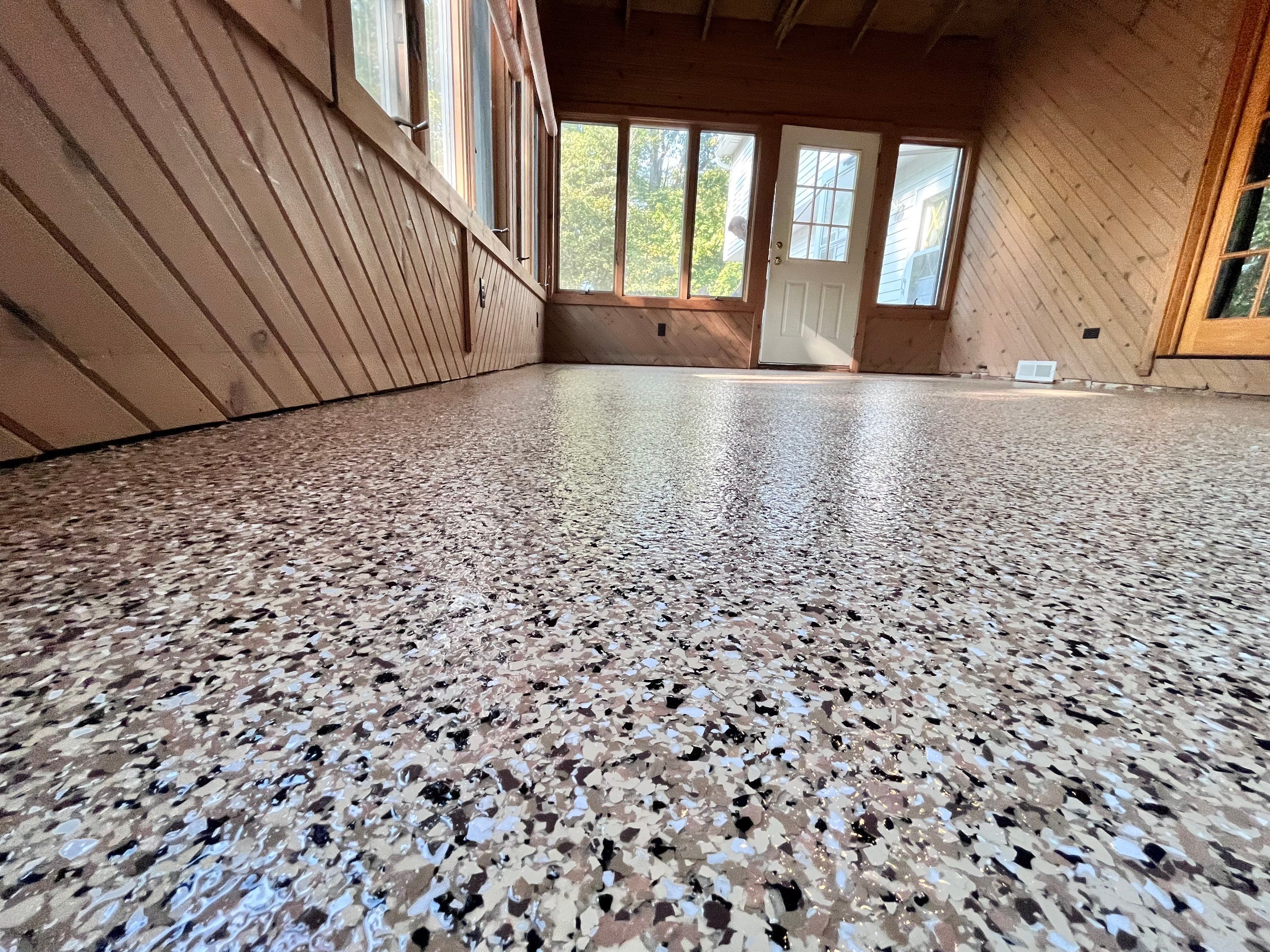 Outback Back Patio Concrete Coating by Level 10 Coatings