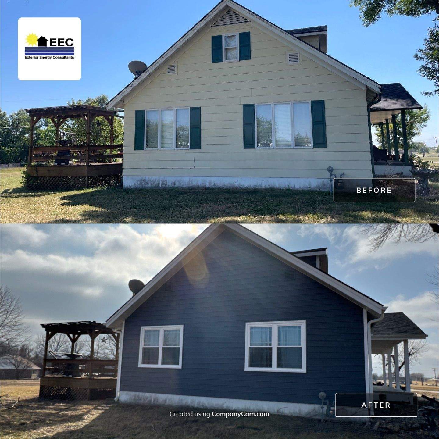 Siding Installation using Craneboard D7 by EEC Windows, Siding & Roofing