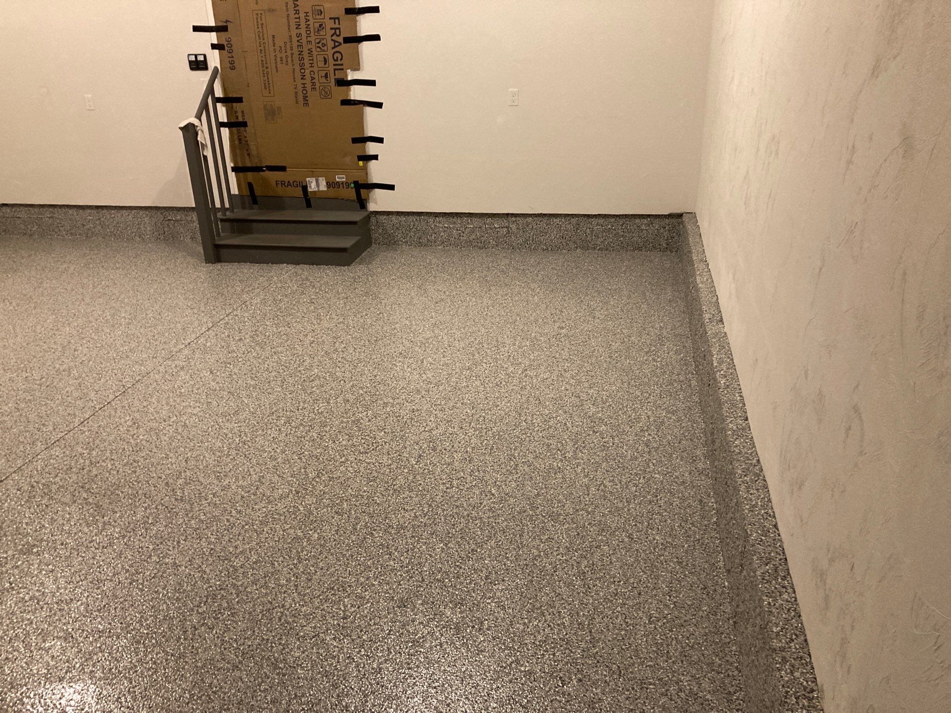 Cuddy Garage TransFLOORmation by Symphony Concrete Coatings