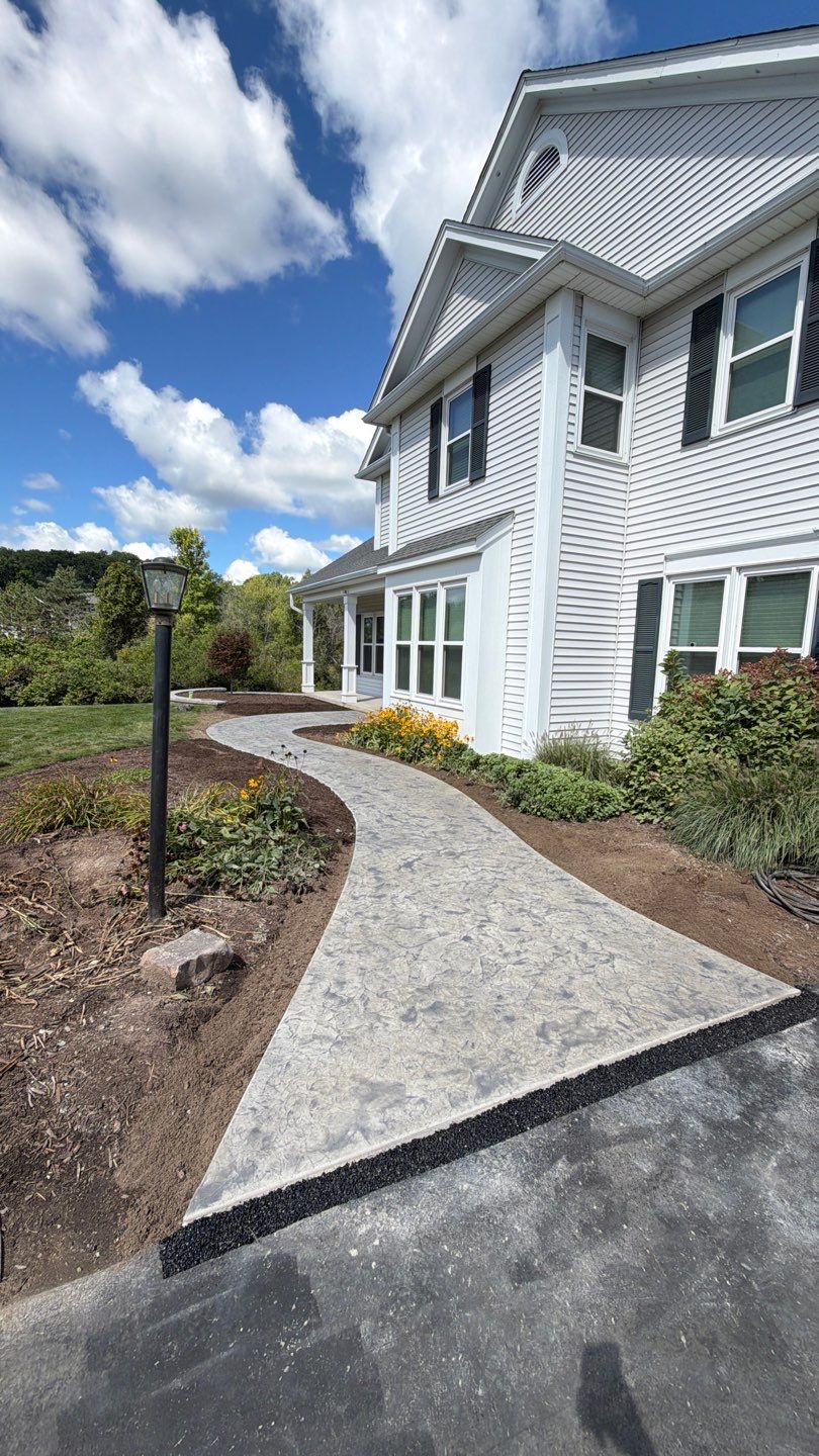 Oxford Slate Walkway by NG Masonry & Construction LLC