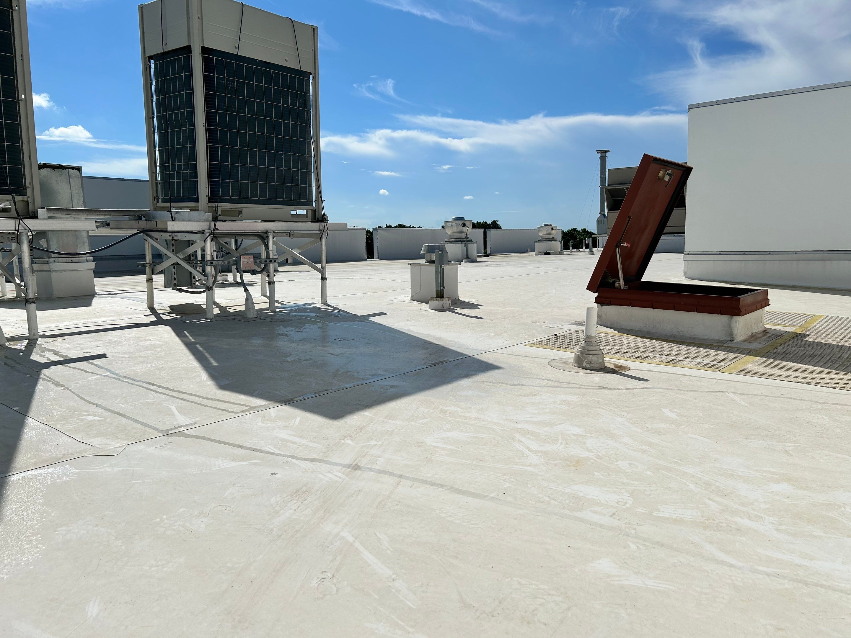 TPO Flat Roof Installation at Dade Quail Roost in Miami by AJF ROOFING INC