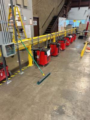 Forklift Charging Stations & LED Lighting Upgrade – Chemical Storage Facility, Santa Fe Springs, CA