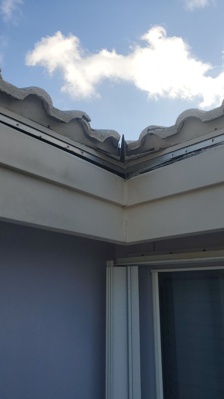 Fascia Repair using Custom Fabricated Aluminum Fascia Metal by Lighthouse Roofing