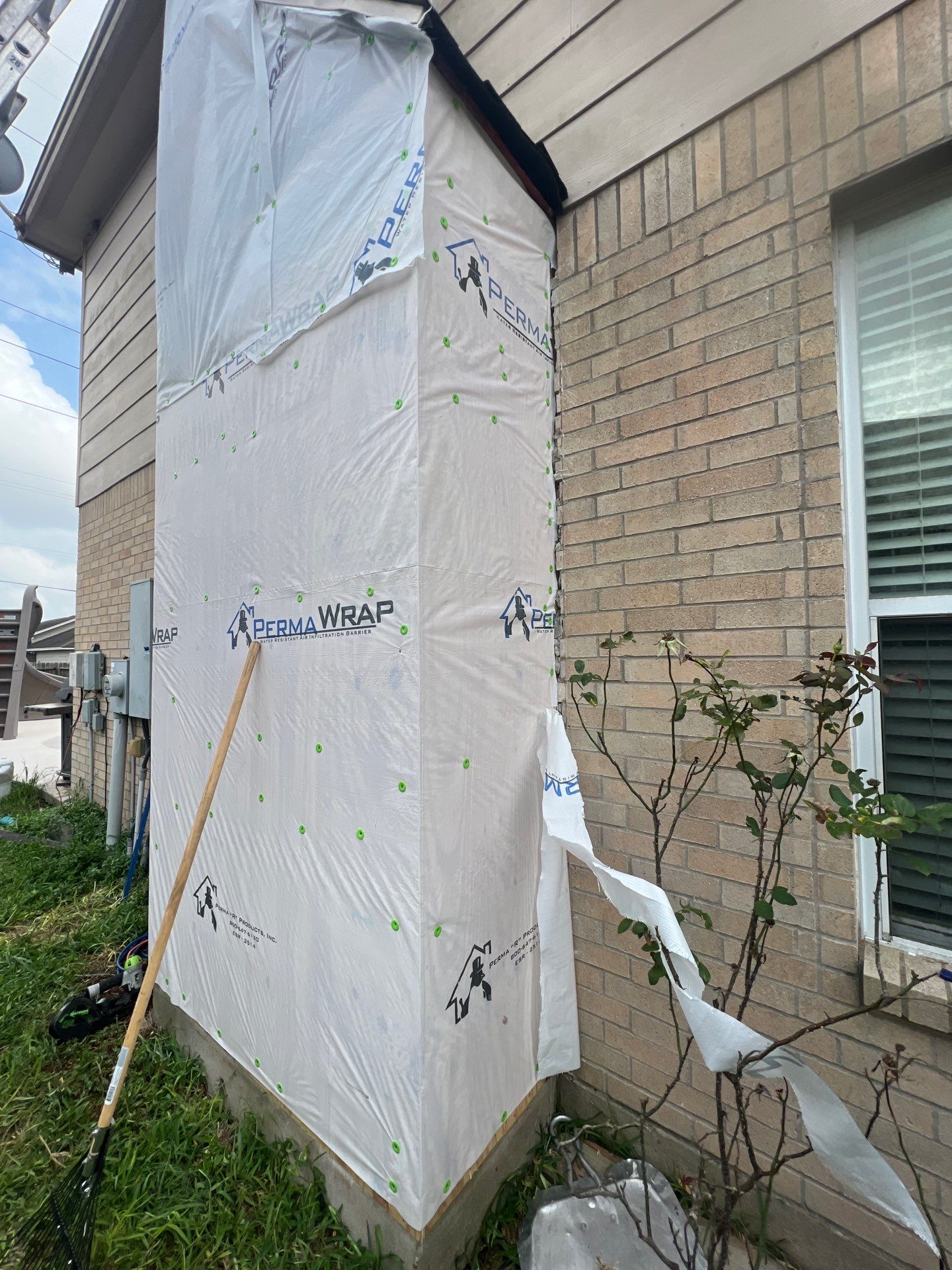 Chimney looks good but its BAD! by Bayfront Roofing and Construction