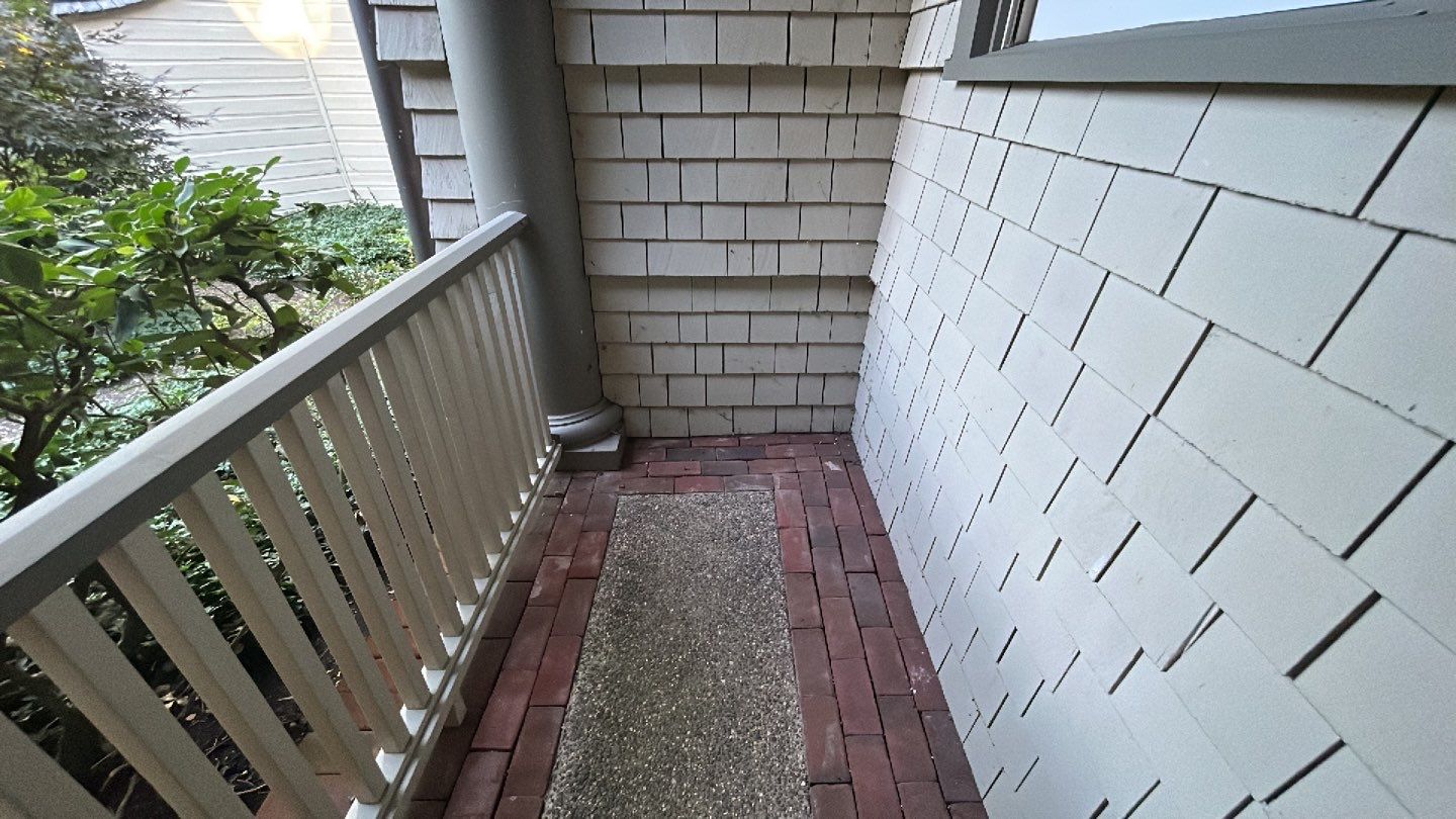 natural stone using Algaecide, soft wash soap by Northern Power Washing LLC.