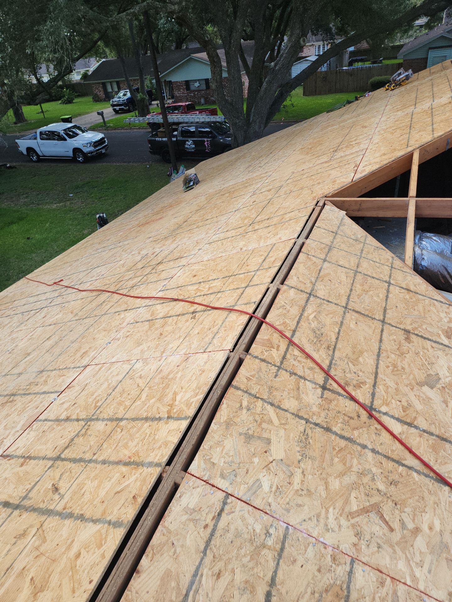 Residential Roofing Installation using Owen's Corning Duration (Lifetime) Shingles by Roof Repair Company