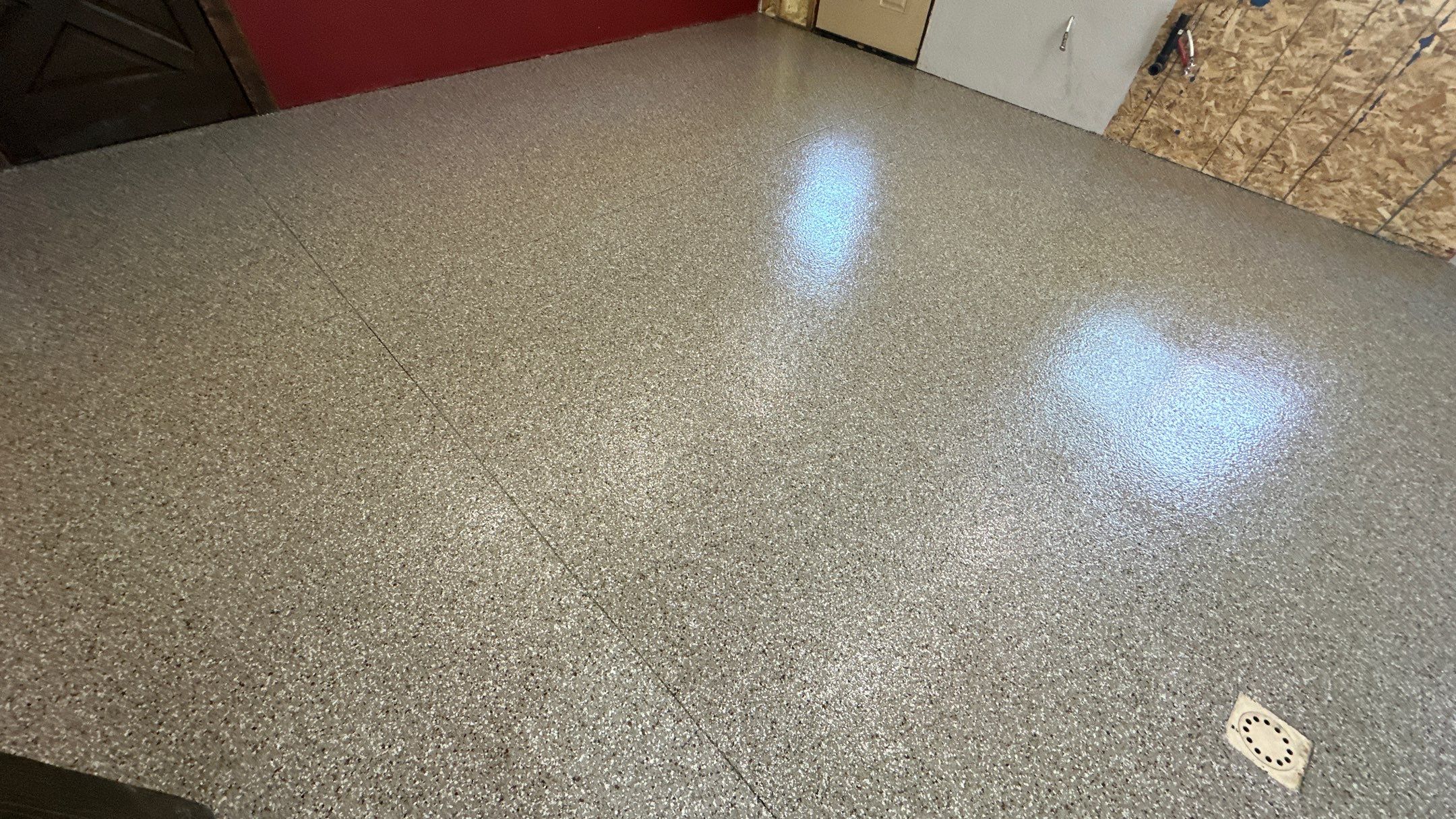 Shop Transformation using Pebble Beach by Croc Coatings, LLC