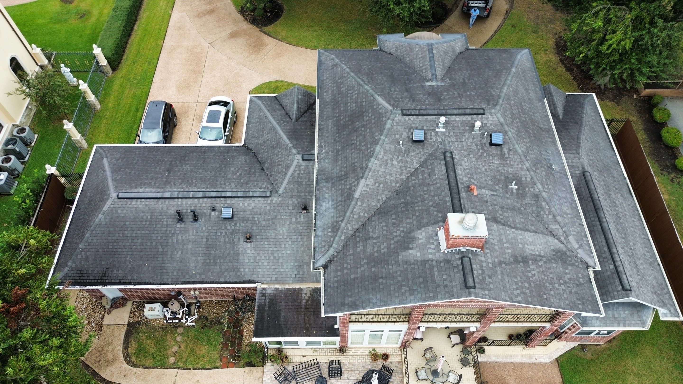 Stately Houston Roof Replacement With Owens Corning Duration Shingles by Houston Roofing & Construction